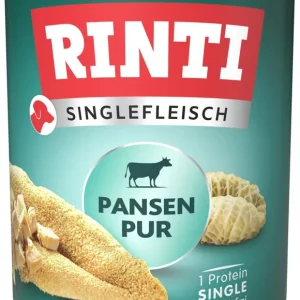 Finale Aktion Sparpaket 6 x 800 g Rinti Singlefleisch Pansen pur Hunde Nassfutter